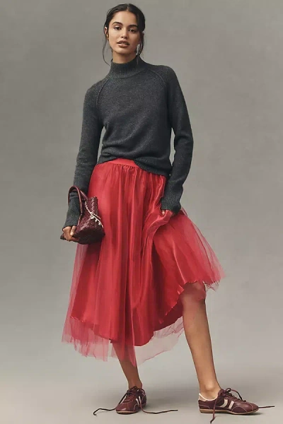 Maeve Cashmere Mock-neck Sweater In Black