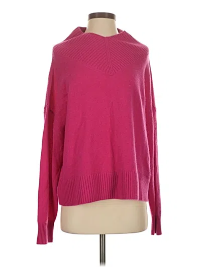 Pre-owned Maeve Cashmere Pullover Sweater In Pink