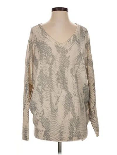 Pre-owned Maeve Cashmere Pullover Sweater In Tan