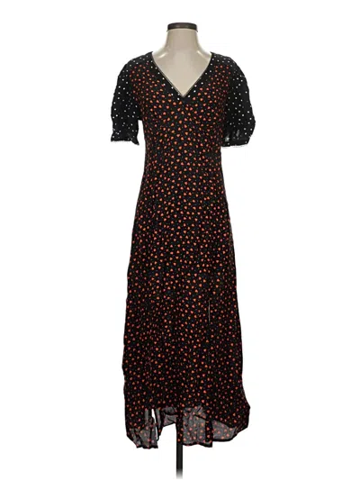 Pre-owned Maeve Casual Dress In Black