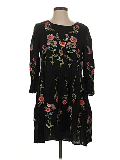 Pre-owned Maeve Casual Dress In Black