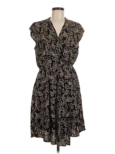 Pre-owned Maeve Casual Dress In Black