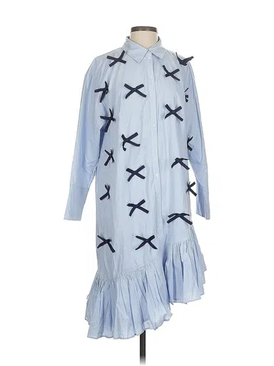 Pre-owned Maeve Casual Dress In Blue