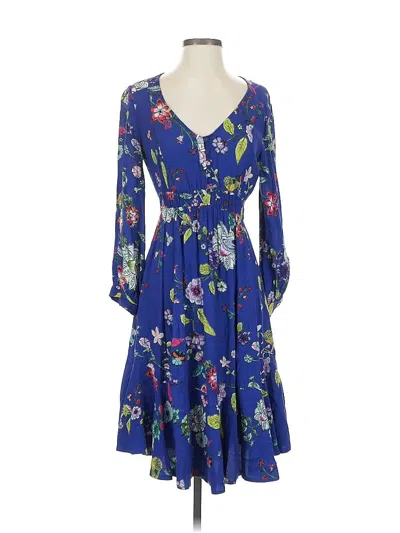 Pre-owned Maeve Casual Dress In Blue