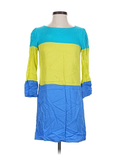 Pre-owned Maeve Casual Dress In Blue