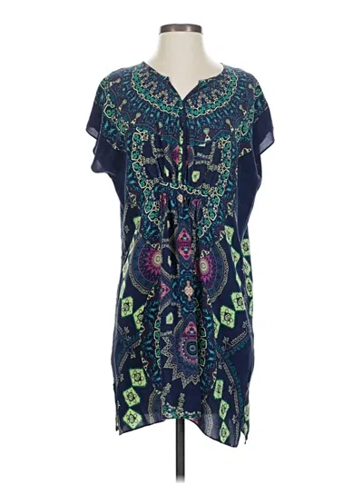 Pre-owned Maeve Casual Dress In Blue