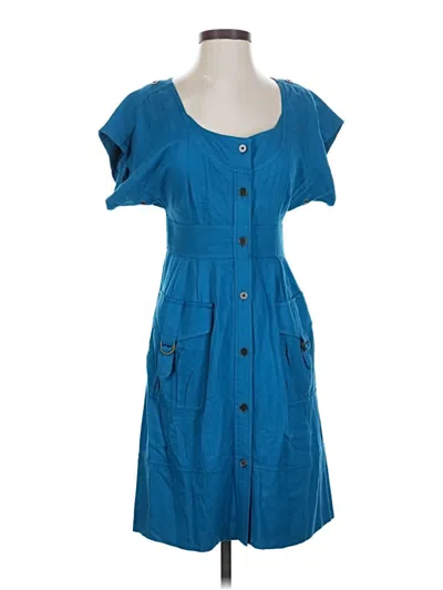 Pre-owned Maeve Casual Dress In Blue