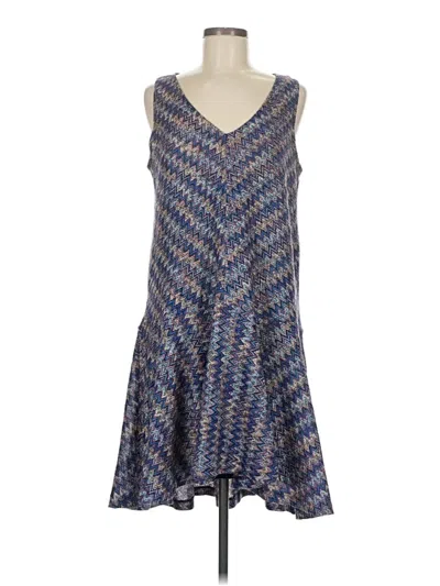 Pre-owned Maeve Casual Dress In Blue