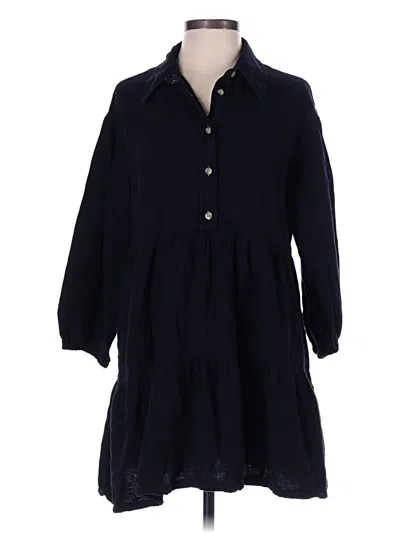 Pre-owned Maeve Casual Dress In Blue