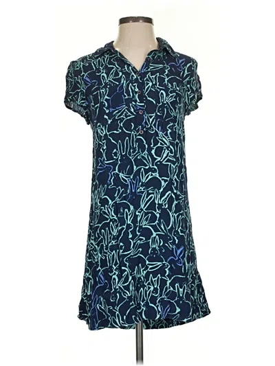 Pre-owned Maeve Casual Dress In Blue