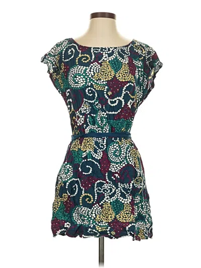 Pre-owned Maeve Casual Dress In Blue