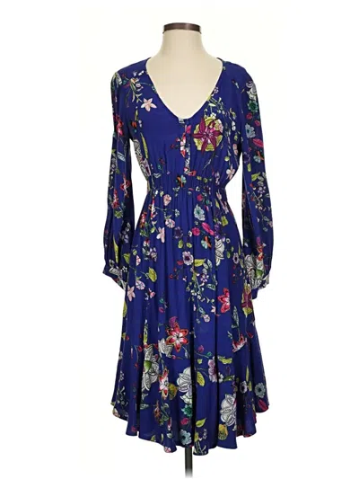 Pre-owned Maeve Casual Dress In Blue