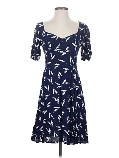 Pre-owned Maeve Casual Dress In Blue