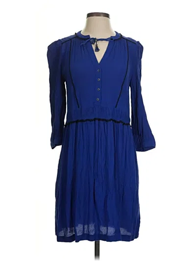 Pre-owned Maeve Casual Dress In Blue