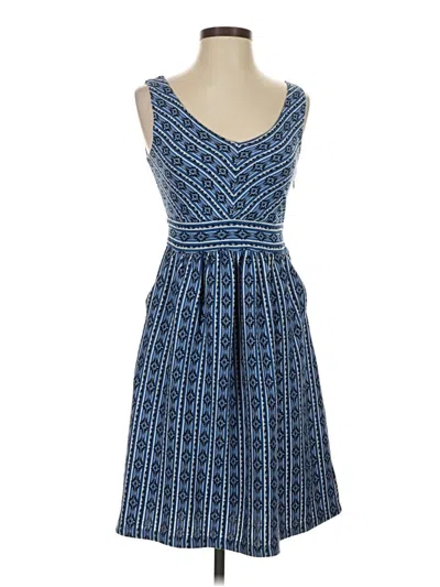 Pre-owned Maeve Casual Dress In Blue