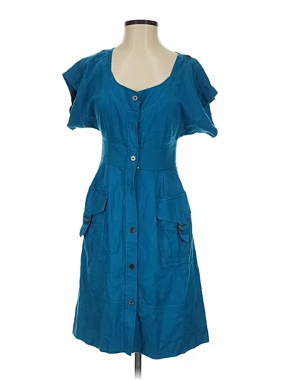 Pre-owned Maeve Casual Dress In Blue