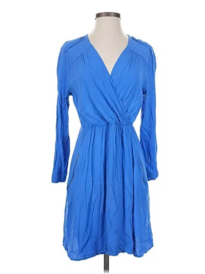 Pre-owned Maeve Casual Dress In Blue