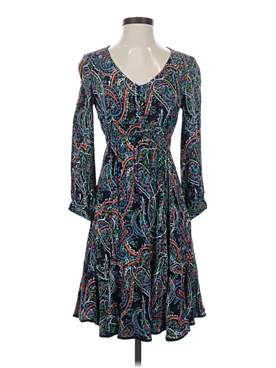 Pre-owned Maeve Casual Dress In Blue