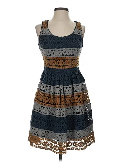 Pre-owned Maeve Casual Dress In Blue