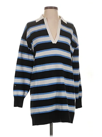 Pre-owned Maeve Casual Dress In Blue