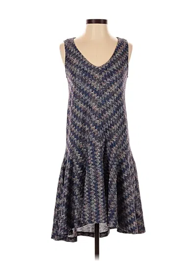 Pre-owned Maeve Casual Dress In Blue