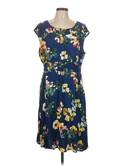 Pre-owned Maeve Casual Dress In Blue
