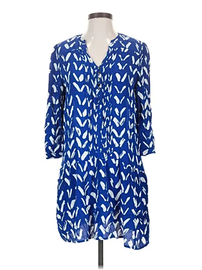 Pre-owned Maeve Casual Dress In Blue