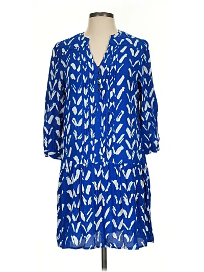 Pre-owned Maeve Casual Dress In Blue