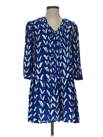 Pre-owned Maeve Casual Dress In Blue