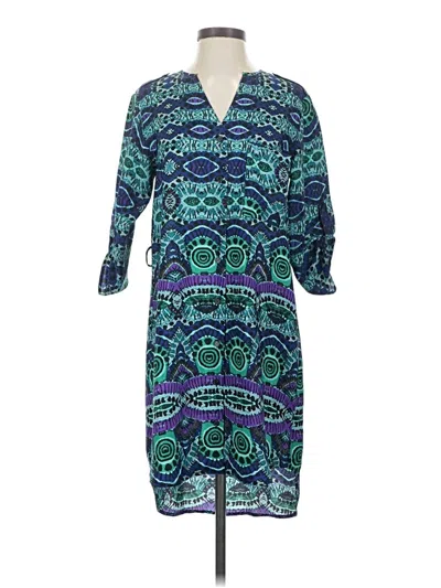 Pre-owned Maeve Casual Dress In Blue