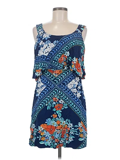 Pre-owned Maeve Casual Dress In Blue