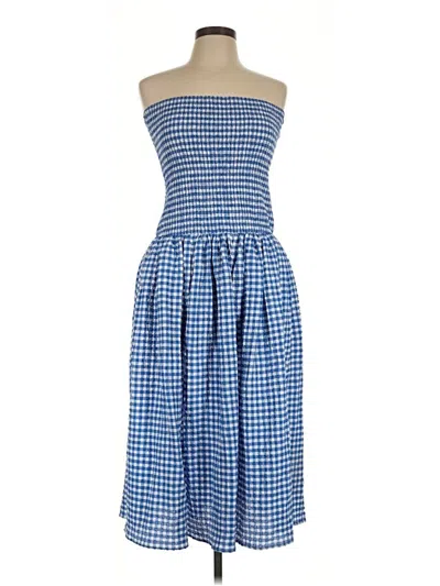 Pre-owned Maeve Casual Dress In Blue