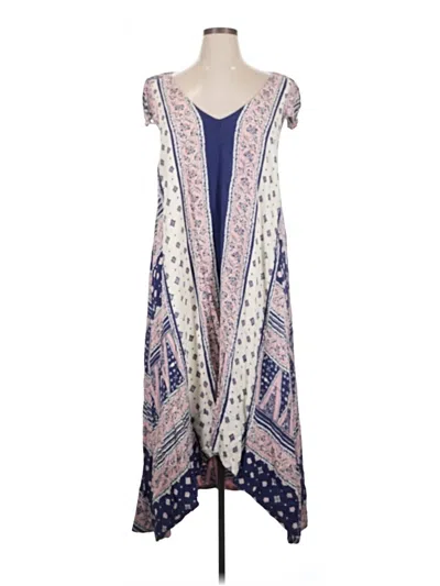 Pre-owned Maeve Casual Dress In Blue