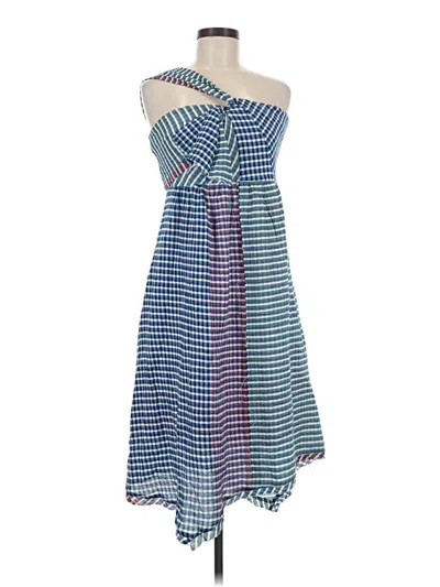 Pre-owned Maeve Casual Dress In Blue