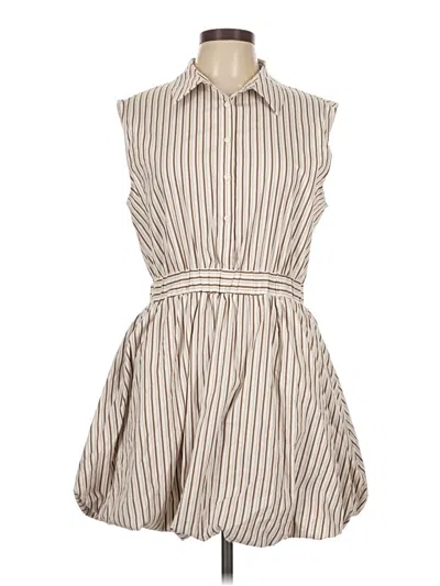 Pre-owned Maeve Casual Dress In Brown