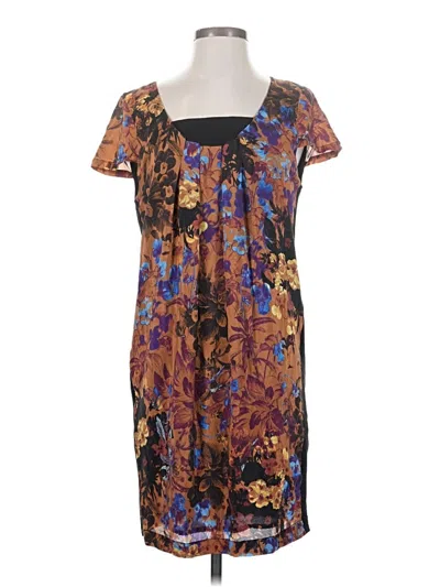 Pre-owned Maeve Casual Dress In Brown