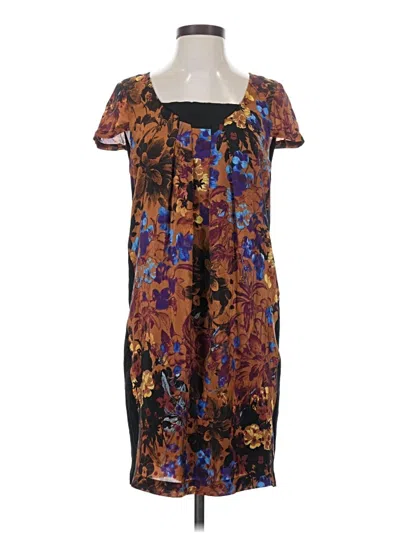 Pre-owned Maeve Casual Dress In Brown