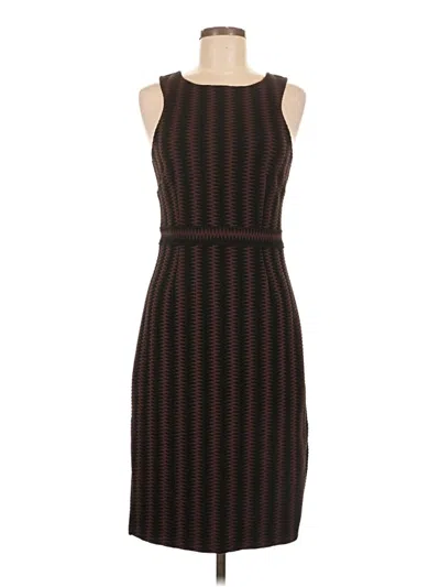 Pre-owned Maeve Casual Dress In Brown