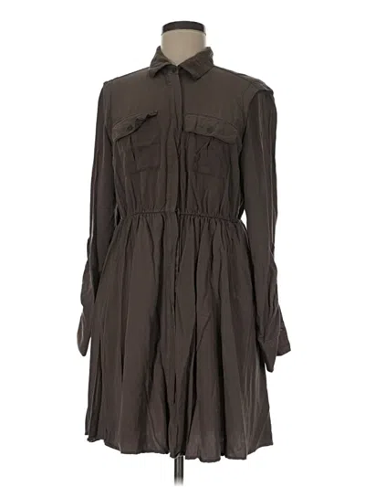 Pre-owned Maeve Casual Dress In Brown