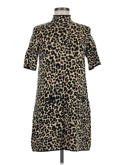 Pre-owned Maeve Casual Dress In Brown