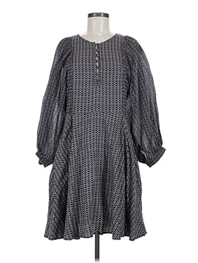 Pre-owned Maeve Casual Dress In Gray