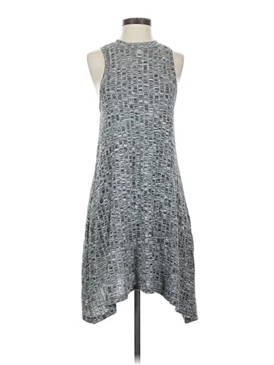 Pre-owned Maeve Casual Dress In Gray