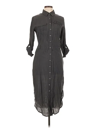 Pre-owned Maeve Casual Dress In Gray