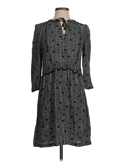 Pre-owned Maeve Casual Dress In Gray