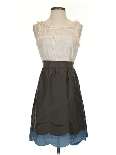 Pre-owned Maeve Casual Dress In Gray