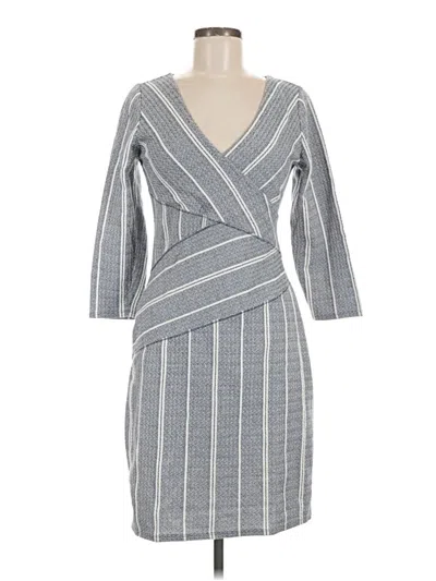 Pre-owned Maeve Casual Dress In Gray