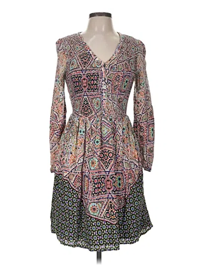 Pre-owned Maeve Casual Dress In Gray