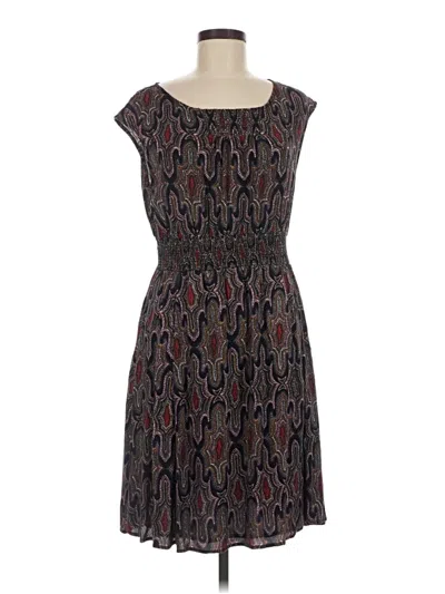 Pre-owned Maeve Casual Dress In Gray
