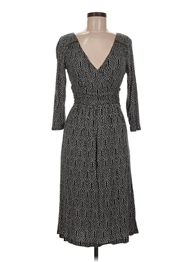 Pre-owned Maeve Casual Dress In Gray