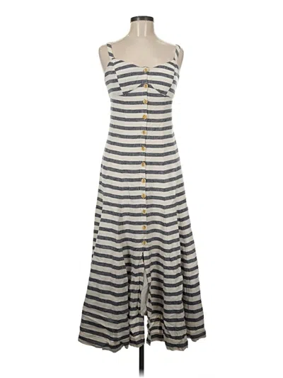 Pre-owned Maeve Casual Dress In Gray